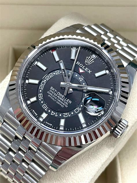 sky dweller rolex stainless steel|Rolex Sky-Dweller steel price.